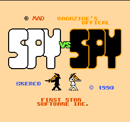 Spy vs. Spy title screen for Famicom
